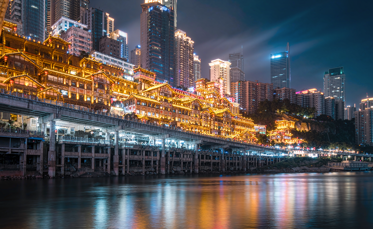 重庆洪崖洞夜景